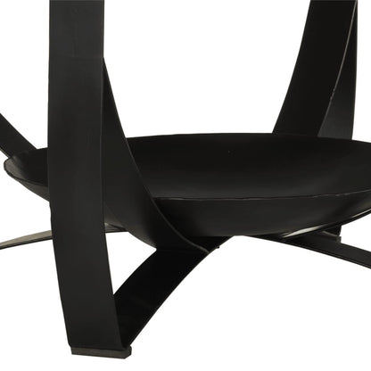 Rustic Fusion: Acacia Wood and Iron Coffee Table