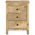Mango Wood Bedside Cabinet: Rustic Charm for Your Bedroom