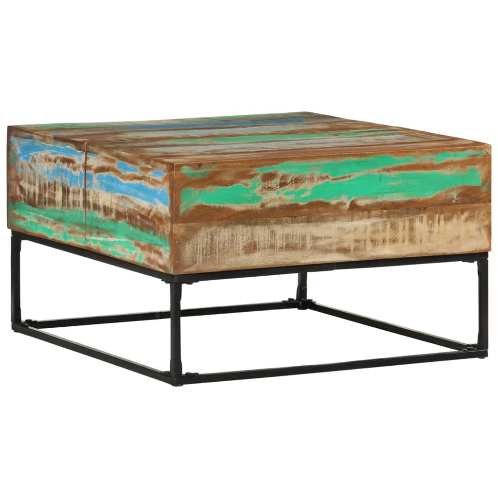 Nature's Legacy: Handcrafted Solid Wood Coffee Table"