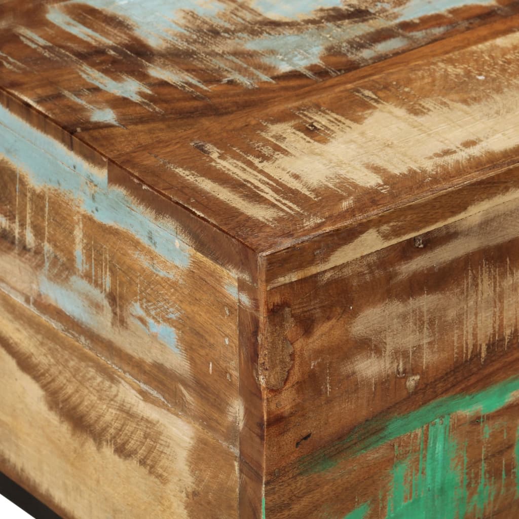 Nature's Legacy: Handcrafted Solid Wood Coffee Table"