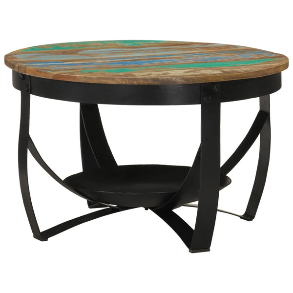  Rustic Brew: Reclaimed Wood and Iron Coffee Table