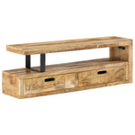 Mango Wood TV Stand: Stylishly Solid