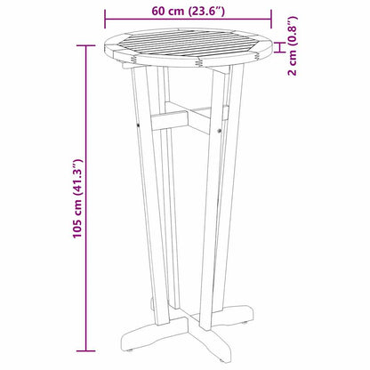 Acacia Wood Bar Table 60x105cm Outdoor | HomeAndLiving
