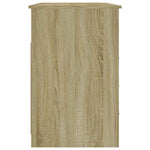 Study Desk 3 Drawers Sonoma Oak 102cm | HomeAndLiving