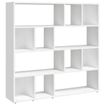 Bookcase Room Divider White 105x102cm | HomeAndLiving