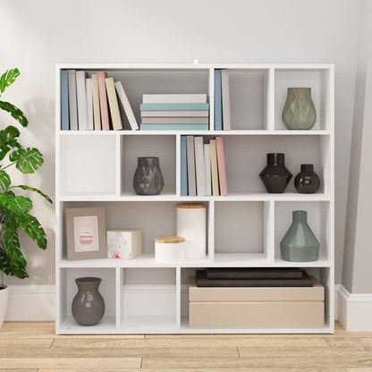 Bookcase Room Divider White 105x102cm | HomeAndLiving
