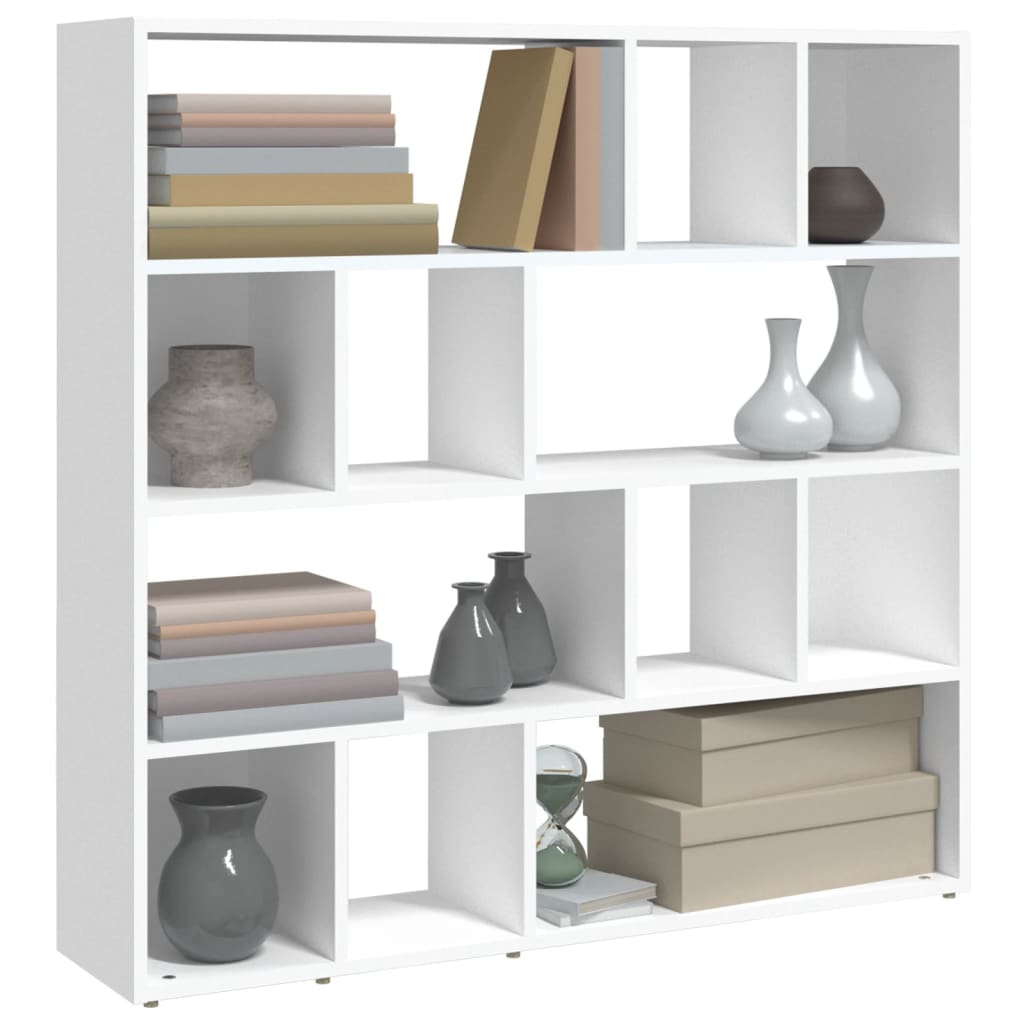 Bookcase Room Divider White 105x102cm | HomeAndLiving
