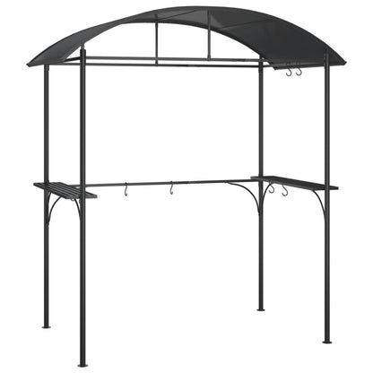 BBQ Gazebo Side Shelves Steel Anthracite | HomeAndLiving