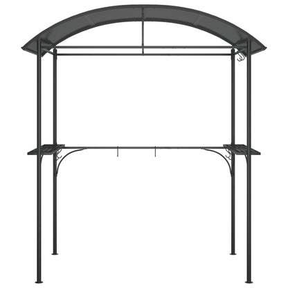 BBQ Gazebo Side Shelves Steel Anthracite | HomeAndLiving