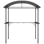 BBQ Gazebo Side Shelves Steel Anthracite | HomeAndLiving