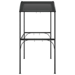 BBQ Gazebo Side Shelves Steel Anthracite | HomeAndLiving