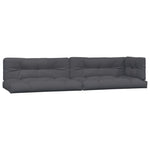 Pallet Cushions 5 pcs Anthracite Fabric