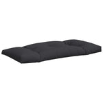 Pallet Cushions 3 pcs Black Fabric