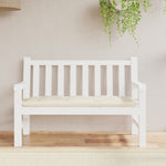Cream Oxford Fabric Garden Bench Cushion
