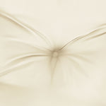 Cream Oxford Fabric Garden Bench Cushion