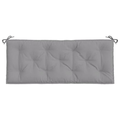 Garden Bench Cushions 2pcs Grey Oxford - Fabric