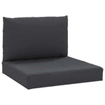 Pallet Cushions Set 2pc Black Oxford Fabric | HomeAndLiving