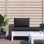 Pallet Cushions Set 2pc Black Oxford Fabric | HomeAndLiving