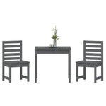 3-Piece Solid Wood Garden Bistro Set