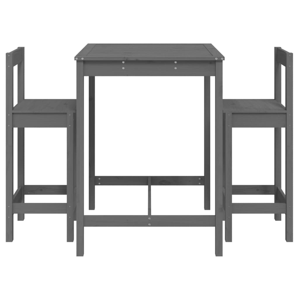 Decorative 3 Piece Garden Bar Set Relaxing Seating Home Comfort 