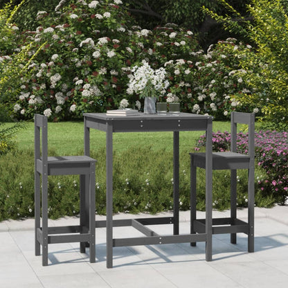 Decorative 3 Piece Garden Bar Set Relaxing Seating Home Comfort 