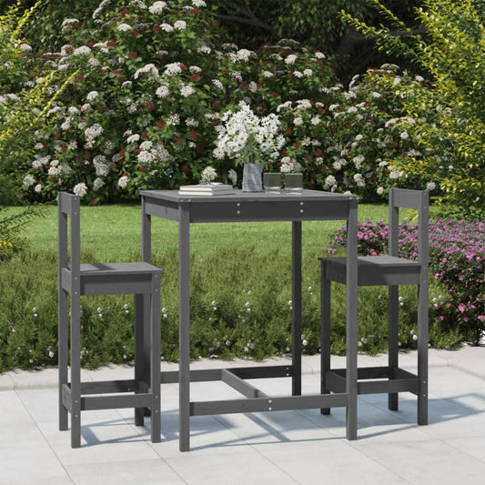 Decorative 3 Piece Garden Bar Set Relaxing Seating Home Comfort 