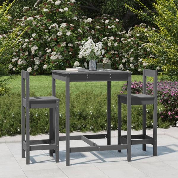  Decorative 3 Piece Garden Bar Set Relaxing Seating Home Comfort