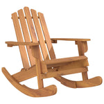 Acacia Bliss: Solid Wood Rocking Chair