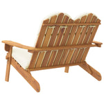 Nature's Rest: Acacia Wood Garden Bench with Cushions (126 cm)