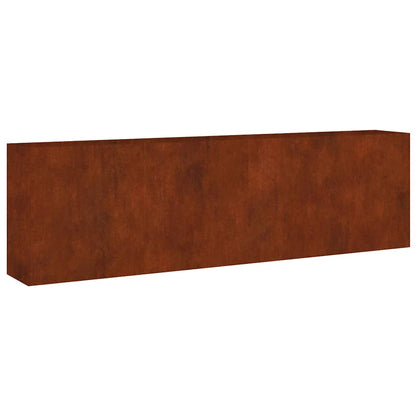 Corten Steel Raised Garden Bed 280cm | HomeAndLiving