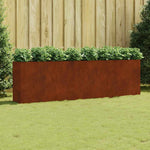 Corten Steel Raised Garden Bed 280cm | HomeAndLiving