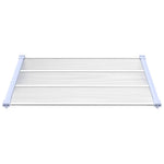 Door Canopy Polycarbonate 122x90cm Grey | HomeAndLiving