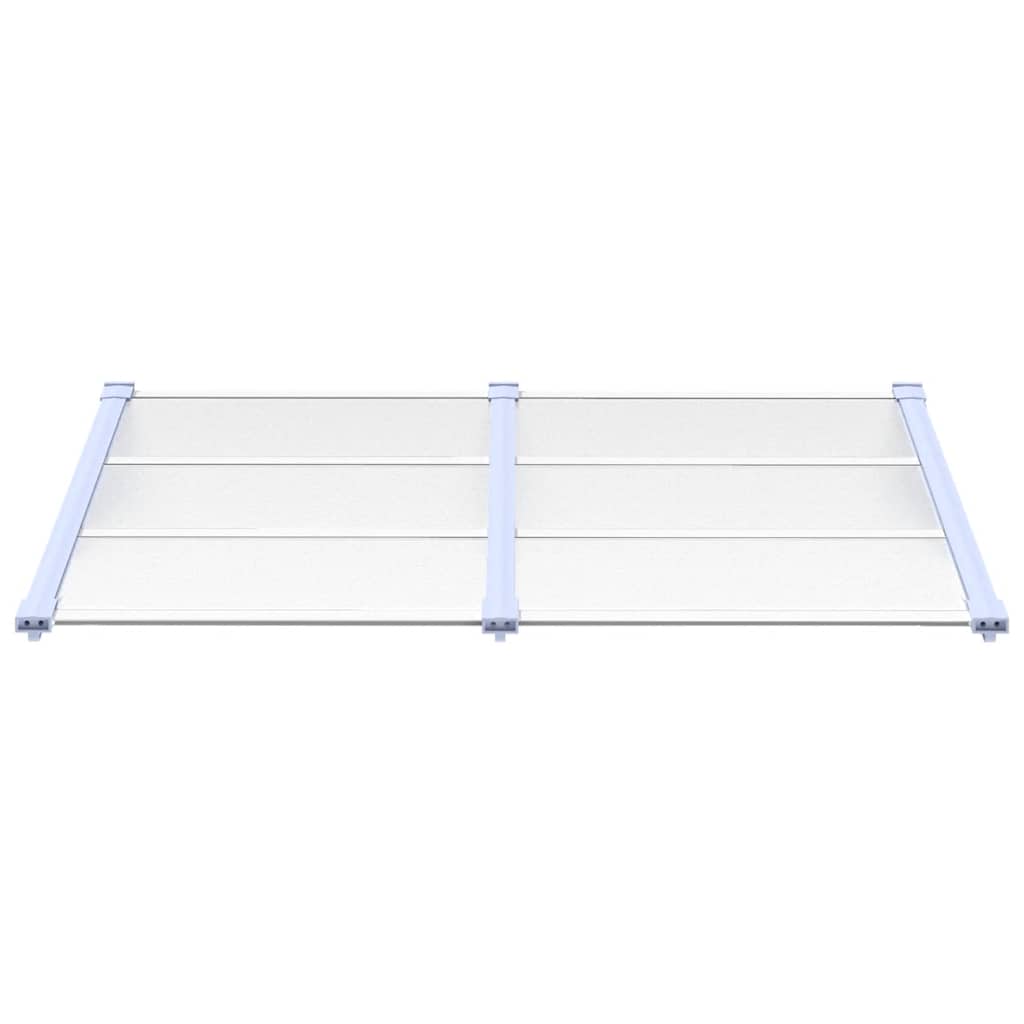 Polycarbonate Door Canopy 152cm Grey | HomeAndLiving
