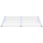 Polycarbonate Door Canopy 152cm Grey | HomeAndLiving