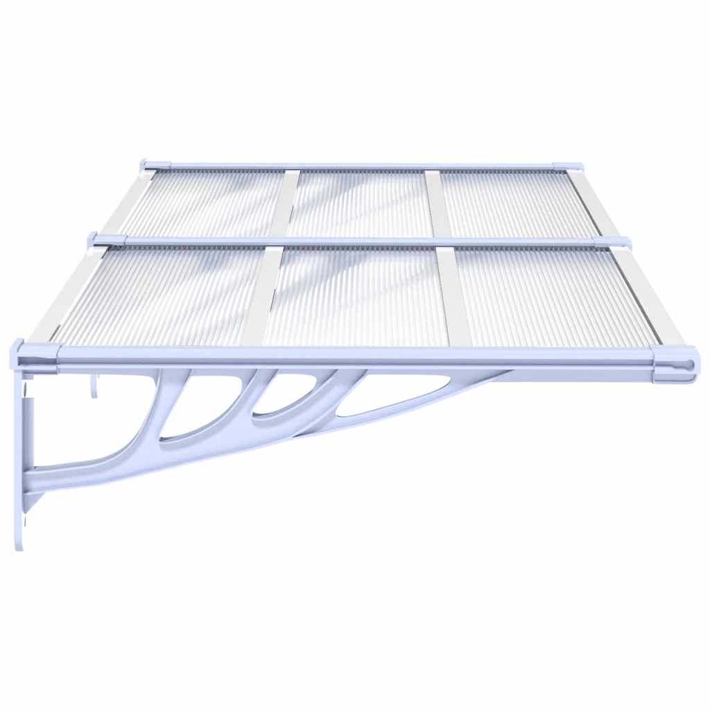 Polycarbonate Door Canopy 152cm Grey | HomeAndLiving