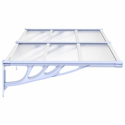 Polycarbonate Door Canopy 152cm Grey | HomeAndLiving