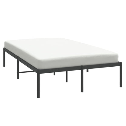 Sleek Black Double Metal Bed Frame