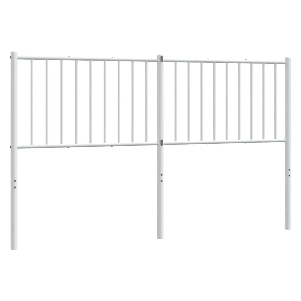 Elegant White Metal Headboard