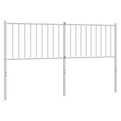Elegant White Metal Headboard