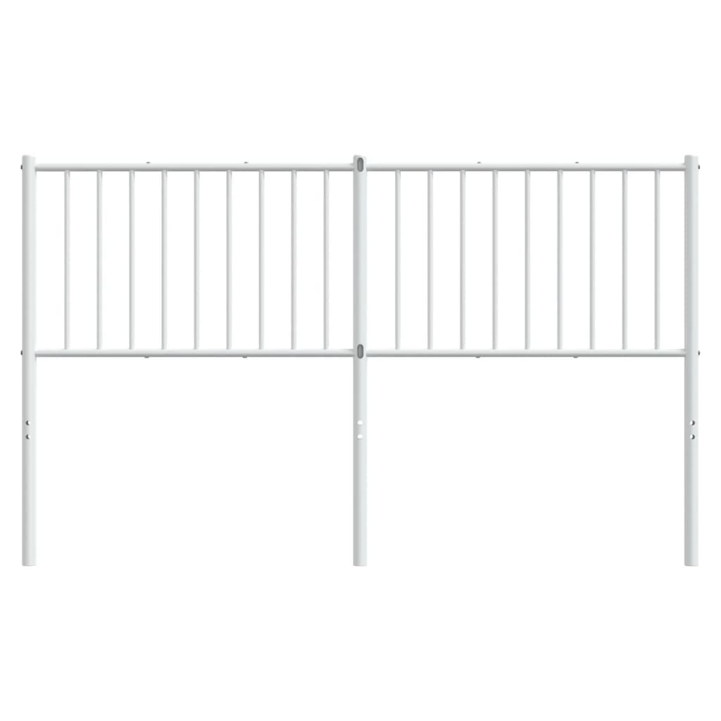 Elegant White Metal Headboard