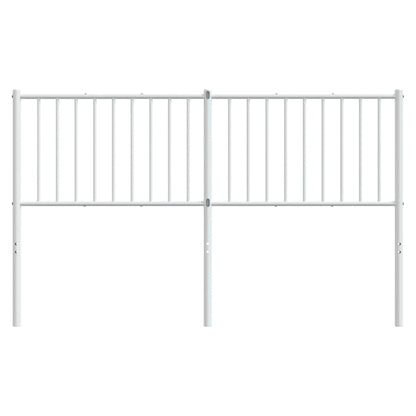 Elegant White Metal Headboard