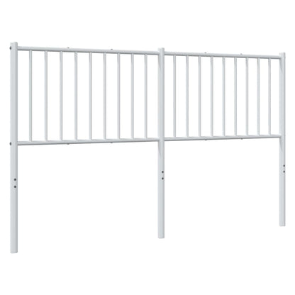 Elegant White Metal Headboard