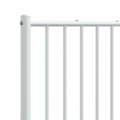 Elegant White Metal Headboard