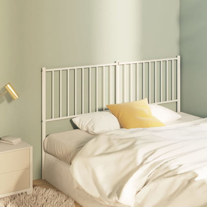 Elegant White Metal Headboard