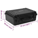 Portable Flight Case Hard Shell 47x36x18cm | HomeAndLiving