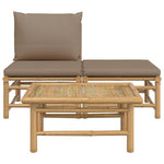 Minimalist 3 Piece Garden Lounge Set Garden Gathering Outdoor Living