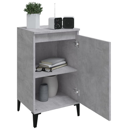Pair of Tranquil Nights: White Engineered Wood Bedside Cabinets (Set of 2)