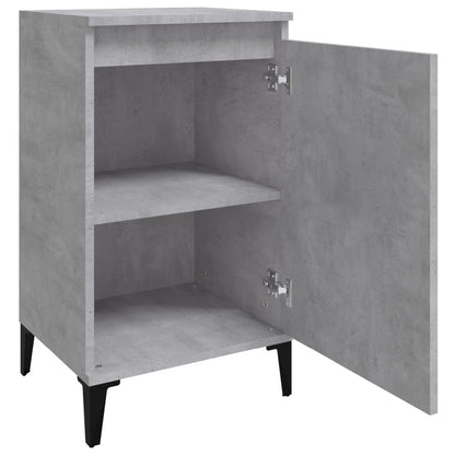 Pair of Tranquil Nights: White Engineered Wood Bedside Cabinets (Set of 2)