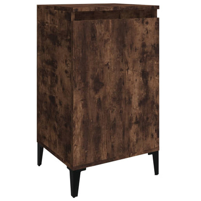 Pair of Tranquil Nights: White Engineered Wood Bedside Cabinets (Set of 2)