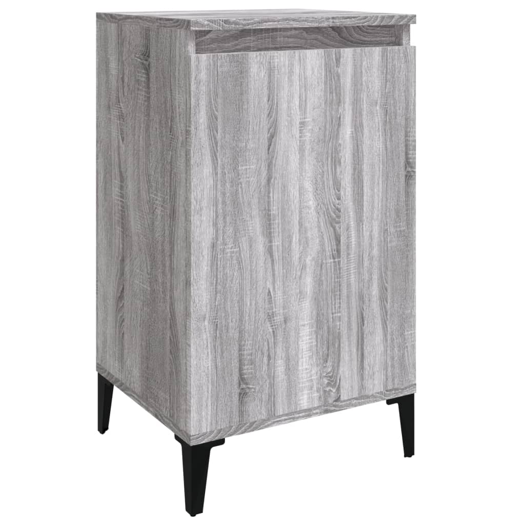 Pair of Tranquil Nights: White Engineered Wood Bedside Cabinets (Set of 2)